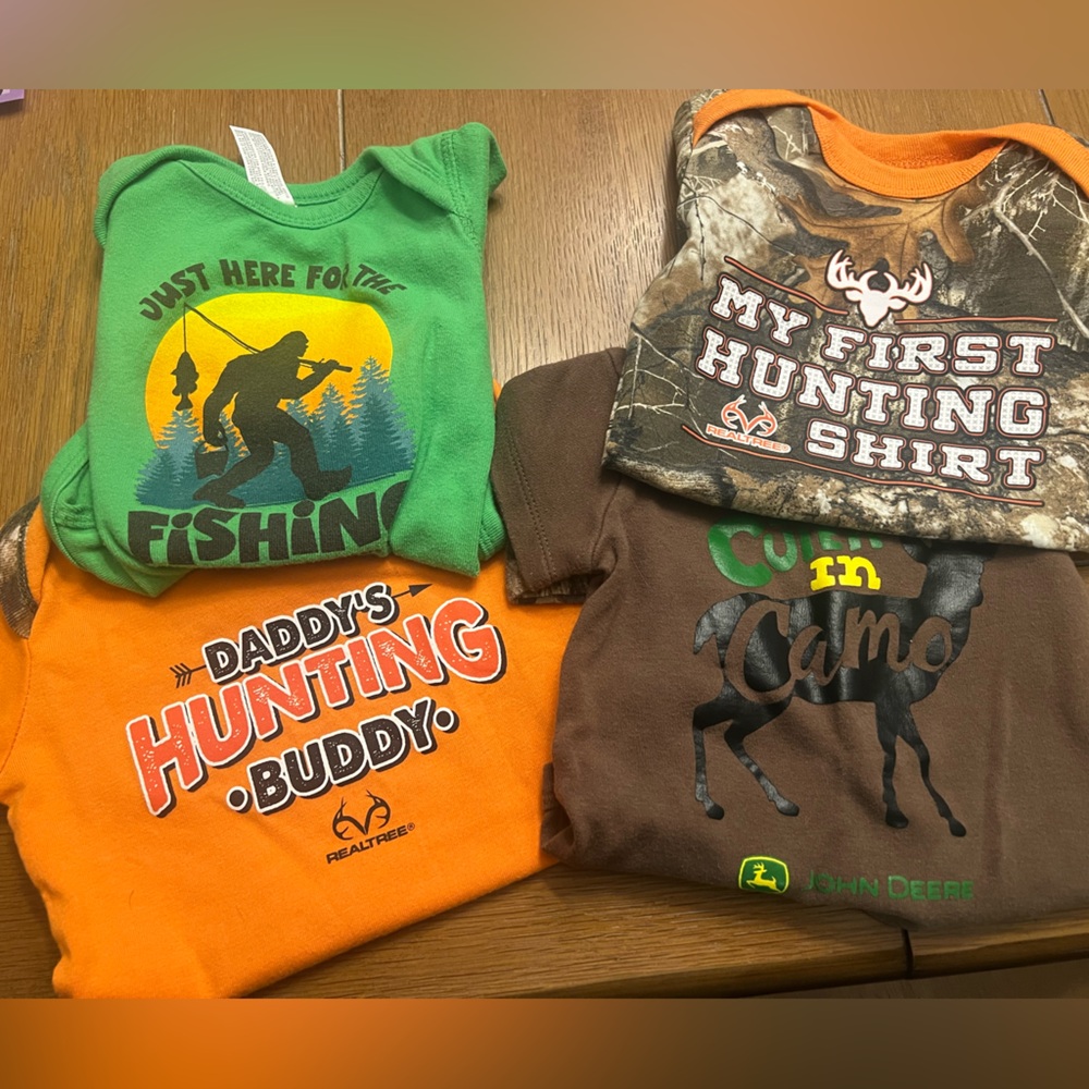 Bundle of infant boys onesies